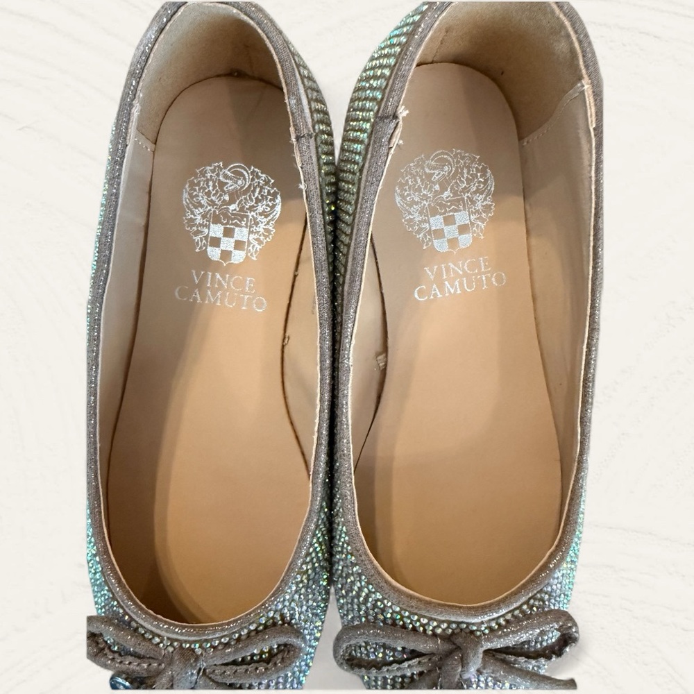 Girls Rhinestone Ballet Flats - Picture 4 of 6